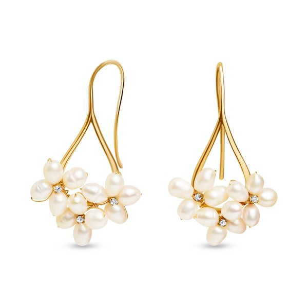 LILY LUSTRE 14k Gold Plated Handpicked AAAA Quality Natural White