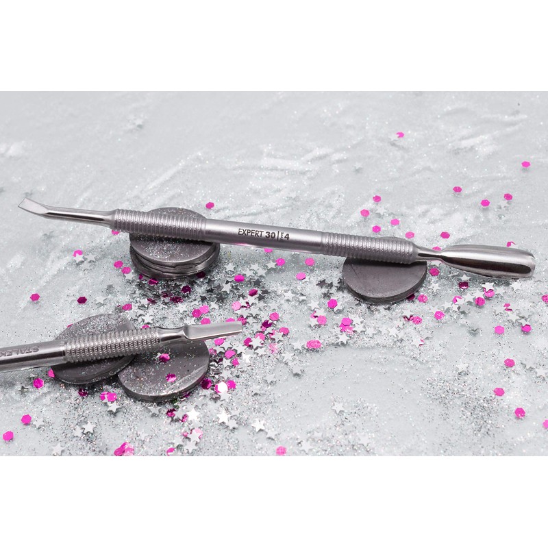 VJ Staleks Expert PE-30 Cuticle Pusher for Manicure and Pedicure
