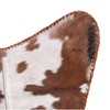 cuero Handmade Leather Butterfly Chair Living Room - Side Hand