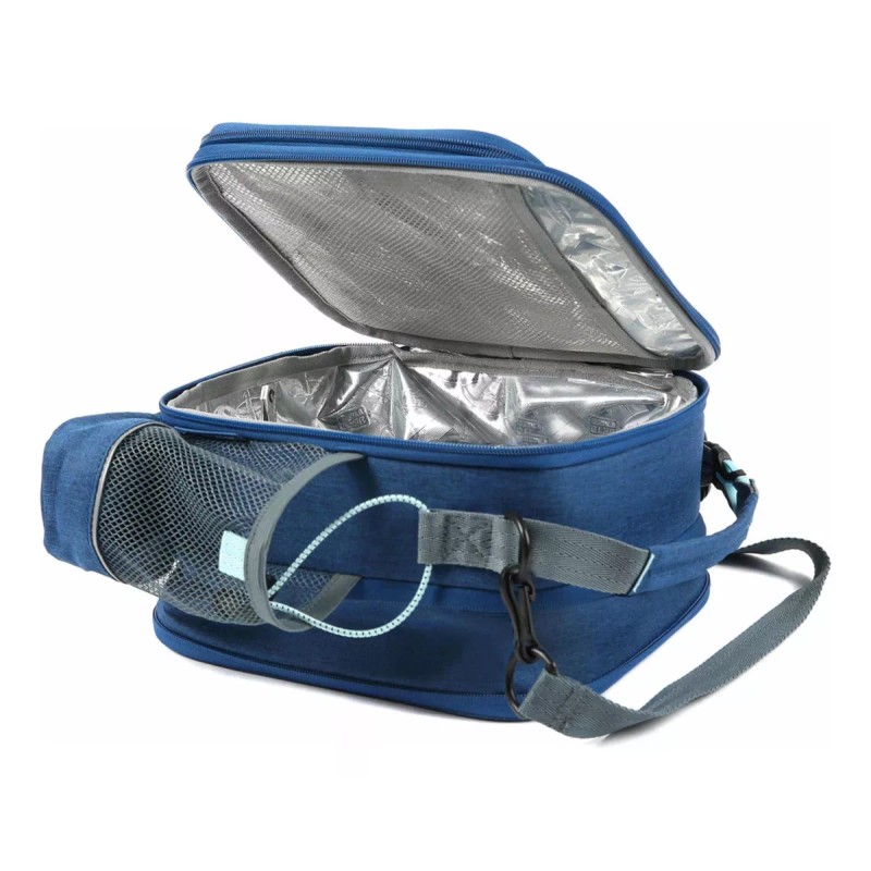 AZpro Lonchera Expandible Botella 650ml 2 Toppers Icepack Azpro