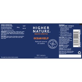 Higher Nature Ocean Kelp 300mg Pack of 180