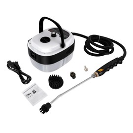 2500W High Pressure Steam Cleaner, Handheld Steamer for Cleaning, Portable Car Steamer Remove Grime Grease, with Brush Heads High Temperature Pressurized Steam Cleaner for Kitchen, Bathroom