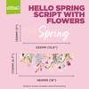 Large Hello Spring Window Stickers for Glass - Spring Window