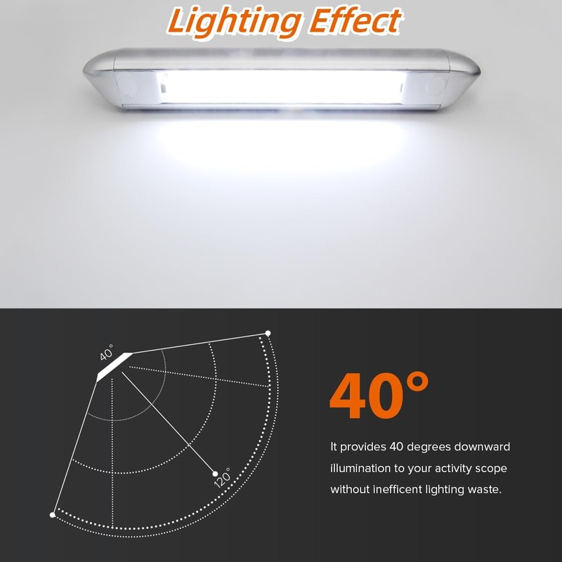 Dream lighting RV Exterior Light Fixture LED Waterproof Porch Awning