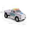 Mighty Fleet Toughest Minis 5" Sheriff Cruiser Truck Toy w/Lights