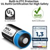 CR123A 3V Lithium Battery, 20 Pack 1600mAh CR123 CR17345 Batteries