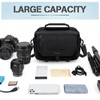 RAINSMORE Camera Bag, Small Waterproof Camera Sling Bag DSLR/SLR/Mirrorless Camera