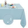 Obstal Dusty Blue Rectangle Table Cloth - Heavy Duty Water
