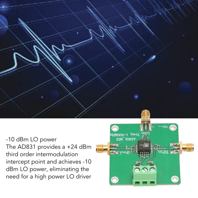 AD831 High Frequency RF Mixer Module Professional 0.1‑500MHz Single Chip