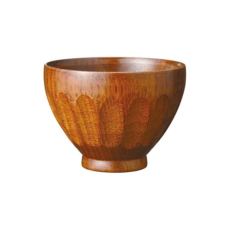 Ase Shinzo Shoten Soup Bowl Squeezed Heather R0419 Brown