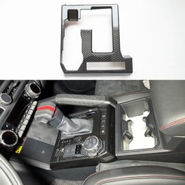 CYAuto Carbon Fiber Style Center Console Panel Central Control Gear Shift Cover Fit for Toyota Tacoma 2024 2025 2026 (Carbon Fiber Style)