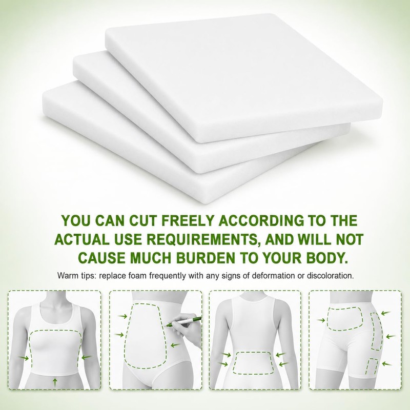 5 Pack Lipo Foam Pads, 8 x 11 x 0.5