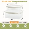 Izzydodo Food Storage Containers with Lids Fresh Stretch Pods 2
