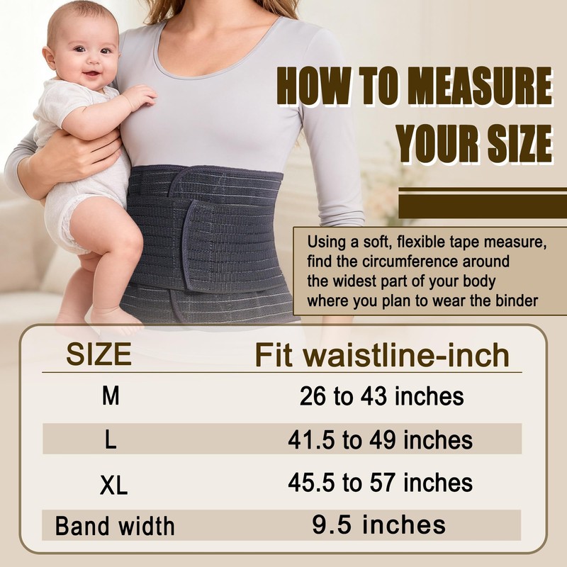 Reian Belly Band, Postpartum Essentials for Natural and C-Section Recovery,