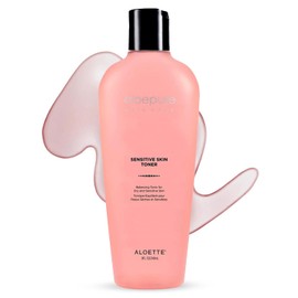 Aloette Aloepure Sensitive Skin Toner - Gently Remove Excess Oil and Impurities - Conditions and Calms your Skin - Encourages Healthy Cell Renewal - Brighter, Fresher and Age Defying Finish - 240 ml