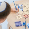WEDNOK 12 Pieces Hanukkah Wind Chime Craft Set Children Hanukkah