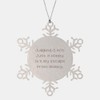Juggling is not Just a Hobby. It's My. Snowflake Ornament,