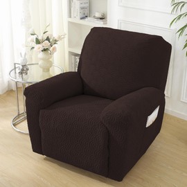 NORTHERN BROTHERS Recliner Chair Covers, Covers for Recliners, Small Recliner Chair Cover, Small Recliner Cover, Reclining Chair Cover, Dark Brown