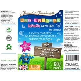 Specialist Supplements Gut Buddies Infantis Complex for Kids 60g Powder