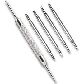 Vintage Time Watches | 4 x Spring Bars Plus Tool Watch 1.5mm Pins Repair Steel Strap | Sizes 12mm - 30mm (22mm)