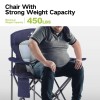ALPHA CAMP Oversized Portable Camping Chair Heavy Duty Folding Chair
