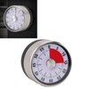 Mechanical Countdown Timer 60 Minute Magnetic Stainless Steel Visual Kitchen