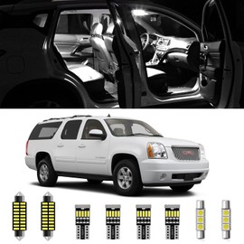 AWALITED 12pcs GMC Sierra Interior LED Lights Kit Super Bright LED Map Dome Light Bulbs Replacement for 2007 2008 2009 2010 2011 2012 2013 GMC Sierra all models