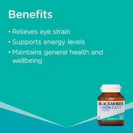 Blackmores Vision Care + Energy 60 Capsules