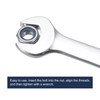 sourcing map 50Pcs M6 x 1mm Nylon Insert Hex Lock
