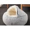 Plush Cat Bed, Self Heating Cat Tent / Cat Cave,