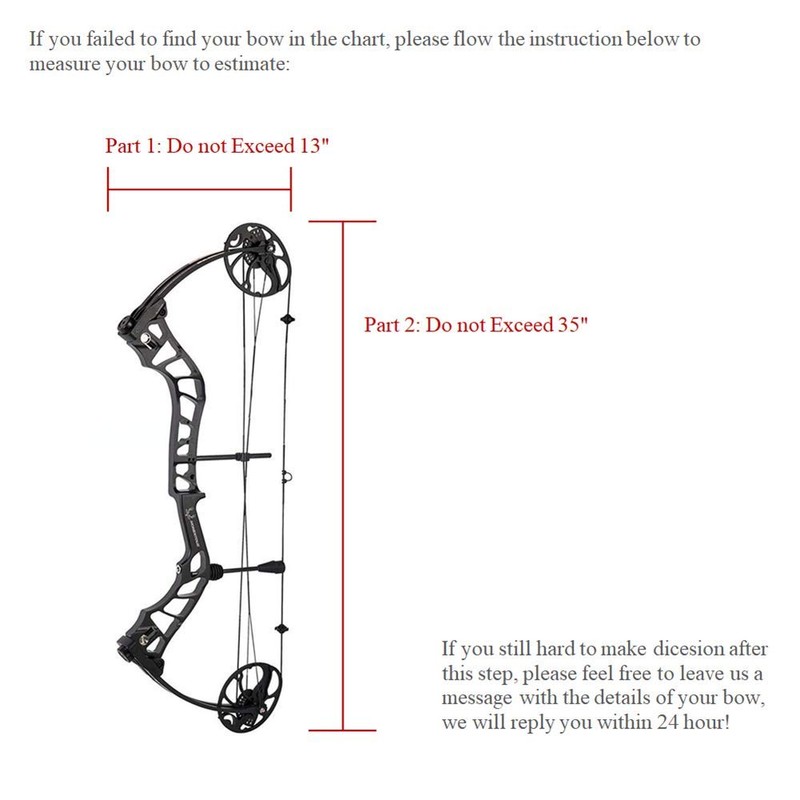 DarkForest BC-3 Black Lightweight Soft Bow Case for Compound Bow