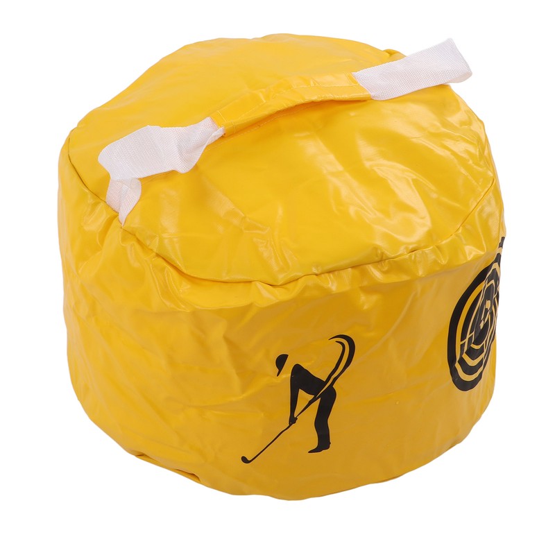 Golf Hitting Bag Waterproof PVC Smoothing Surfaces Zipper Design Golf