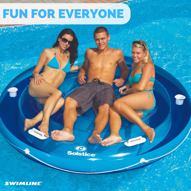 SOLSTICE Inflatable Pool Lounger Float for Relaxation – Raft for
