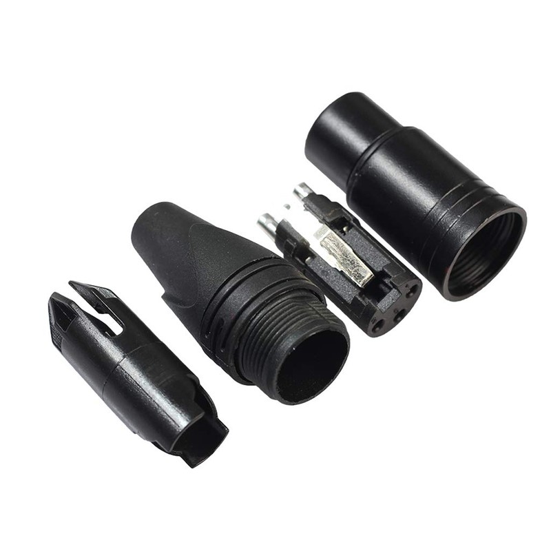 B Baosity XLR 3-Pin Male/Female Audio Connector