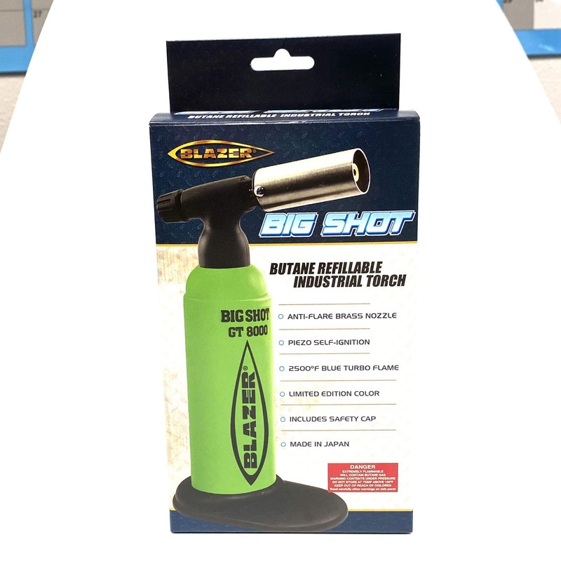 Neon Green Limited Edition Big Shot Torch by Blazer