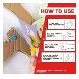 Loctite Fun-Tak Mounting Putty, 2 oz (Pack of 12), Free Shipping