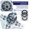FULAIGE 2 Pack Greased 918-06976 Spindle Assembly with 756-05034A Pulley