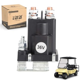 10L0L Golf Cart 36V Solenoid for Club Car DS Electric 1997 up,4 Terminals 200A Solenoid Replace OEM 101975901, 24022253, 435-356