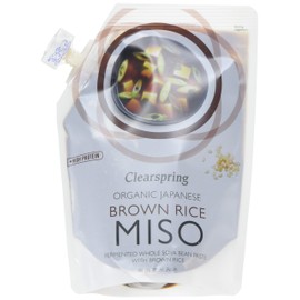 Clearspring Organic Brown Rice Miso Pouch 300 g (Pack of 2