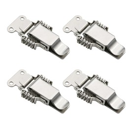 Stainless Steel Spring Toggle Latch Heavy-Duty Metal Buckle Duckbill Box Draw Latch,Applied to Various Large Equipment, Rust Proof, Sturdy and Durable