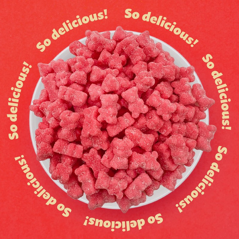 Sour Gummi Bears Candy | 2 Pound Pack | Gelatin