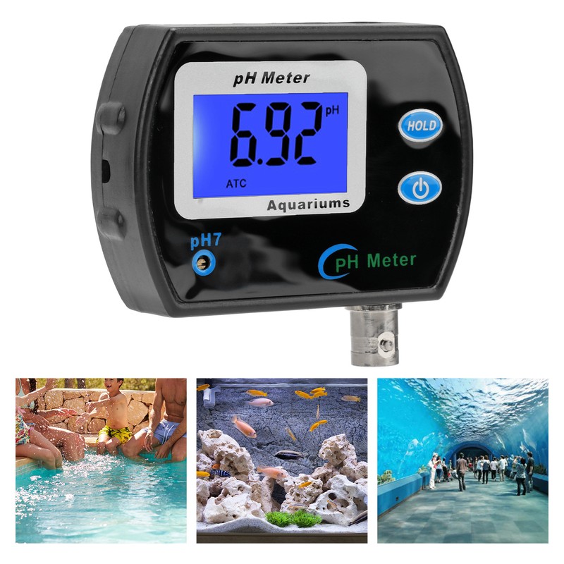 PH Meter LCD Large Screen Display Backlight Water Quality Tester