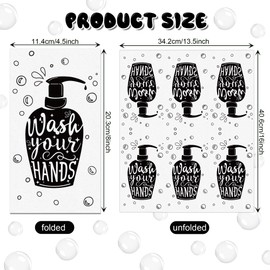 120 Pcs Black & White Disposable Bathroom Guest Towels - Decorative Hand Washing Napkins for Weddings, Holidays, Birthdays & Baby Showers