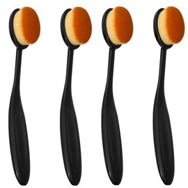 4Pcs Plastic Nail Dust Cleaning Brush with Long Handle Acrylic UV Gel Nail Art Powder Removal Brushes Soft Remover Brush Manicure Tool for Acrylic UV Gel Nail Arts or Makeup