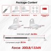 Vepagoo 36in 300lb/1334N Gas Struts for Heavy Duty with Brackets,