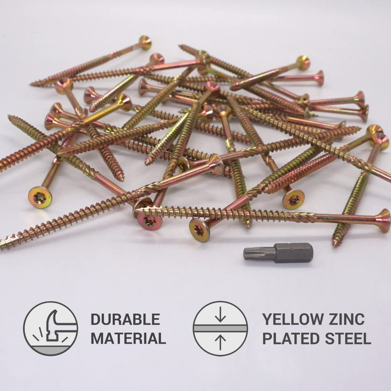 SKIR'CO (Pack of 20) Universal Zinc Plated Steel 5.0 x