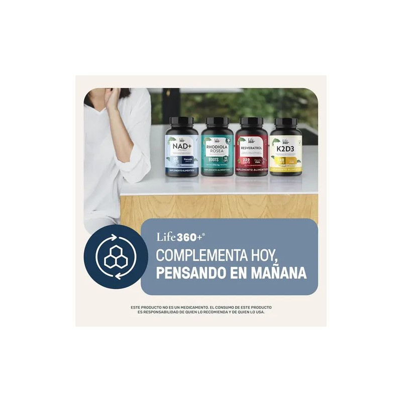 NAD+ Colágeno Hidrolizado 60 Cápsulas | LIFE360+