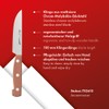STUBAI hochwertiges Jausenmesser | 100 mm | Küchenmesser aus Edelstahl,