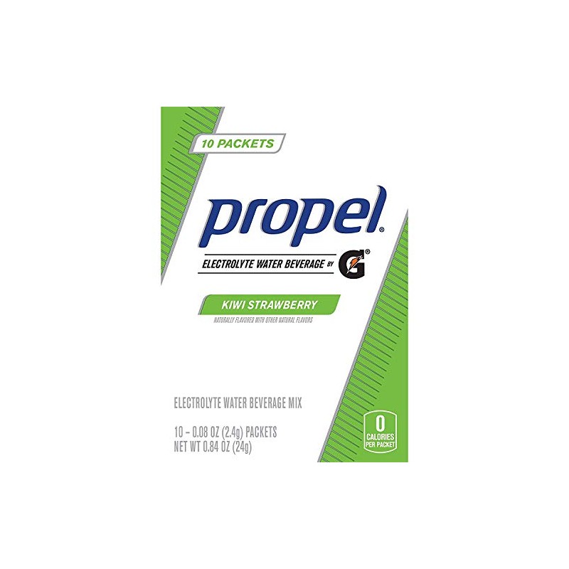 Propel Powder Packets Kiwi Strawberry With Electrolytes, 10 Count (Pack