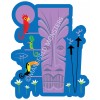 Tiki Birds Tiki Torch Tiki Idol 3" Magnet Original Art Doug Mansfield